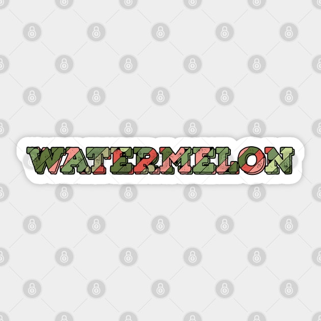 Watermelon Fruit Name Sticker by Magic Spread